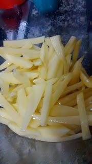 Patatas fritas al horno