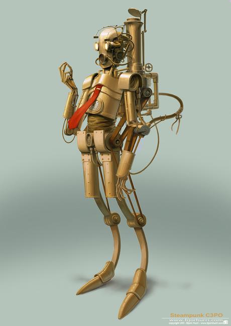 C-3PO_Steampunk_by_Björn Hurri