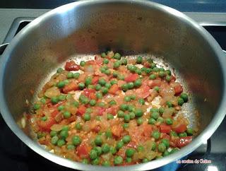 Patatas con bacalao y huevos