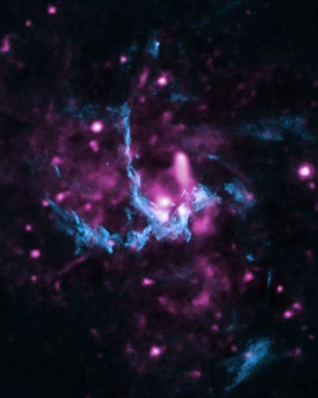 Jet De Agujero Negro en la Vía Láctea