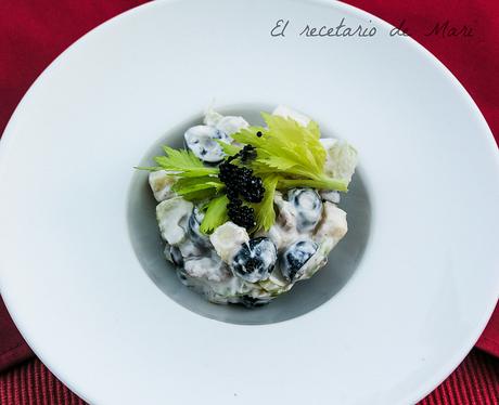 ensalada de apio y yogur