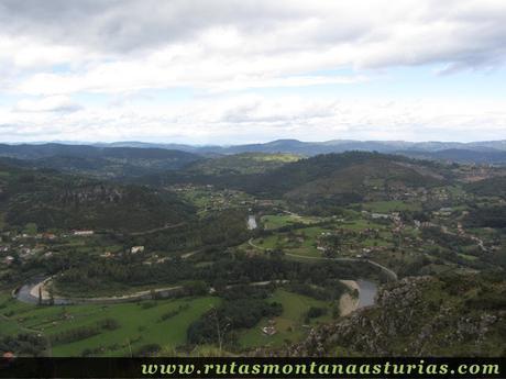 Ruta Bueño Peña Avis: Vista de Caces y Las Caldas