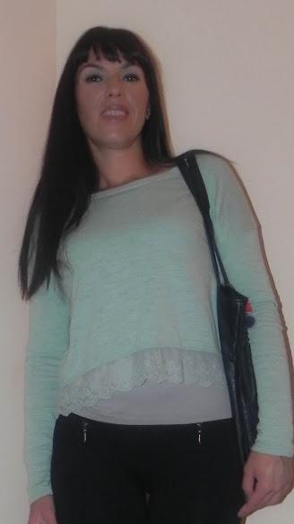 Verde menta...también en invierno (look, manicura y outfit)