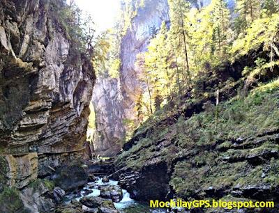 El desfiladero del Breitach (Breitachklamm) Alemania