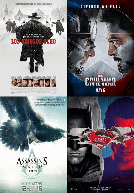 Top Ten Estrenos más esperados 2016