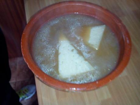 Sopa de cebolla con hojaldre o…. ‘un placer para los sentidos’