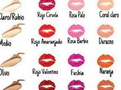 LABIALES FAVORECEN según nuestro TONO PIEL