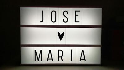 Pon una caja de luz en tu boda