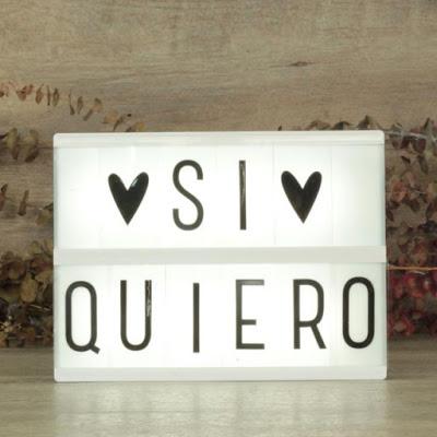 Pon una caja de luz en tu boda