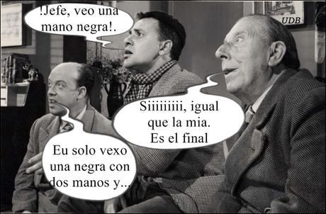 El entrenador del Barbadás acusa gravemente a los árbitros. Recado y un recadero Vicepresidente de la F.G.F.  Bernardino ¿?.   Suma y sigue...