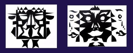 Rostros al estilo Notan