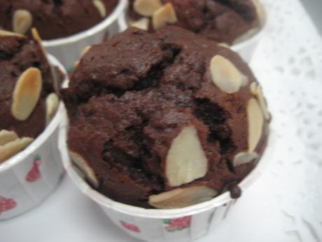 MUFFINS DE CREMA DE CACAO CON AVELLANAS (NUTELLA, NOCILLA...).