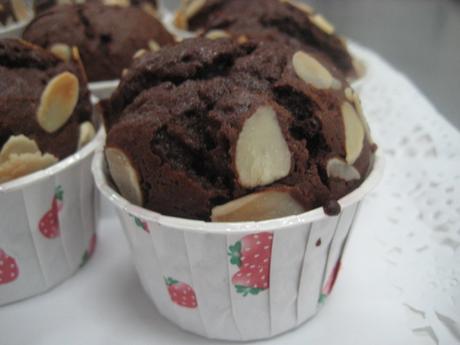 MUFFINS DE CREMA DE CACAO CON AVELLANAS (NUTELLA, NOCILLA...).