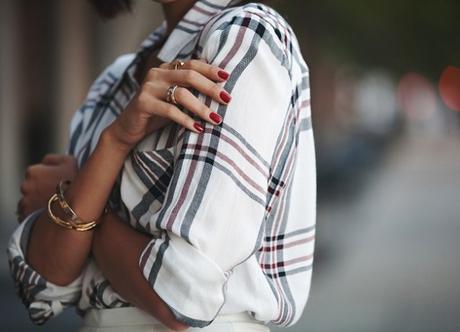 TREND SHOPPING; PLAID SHIRT.-