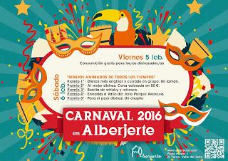 Carnavales 2016 en Alberjerte, Valle del Jerte