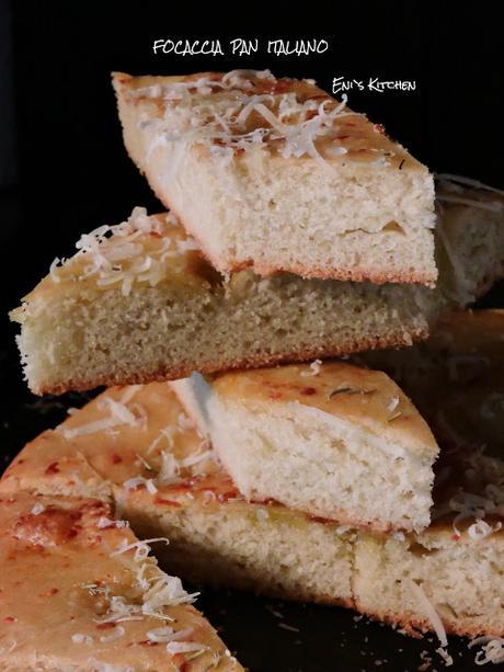 Focaccia con queso de oveja envejecida en manteca!