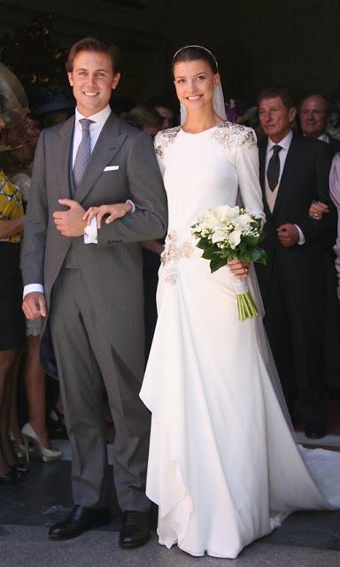 Vestido de novia de Lola Peralta de Roberto Diz - Foto: Foto: www.hola.es
