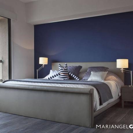 Recámara : Dormitorios de estilo moderno de MARIANGEL COGHLAN