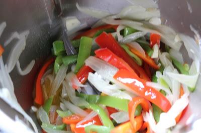 Tacos de ternera a la jardinera