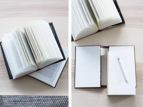 DIY Jarrón reciclando un libro