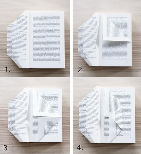 DIY Jarrón reciclando un libro