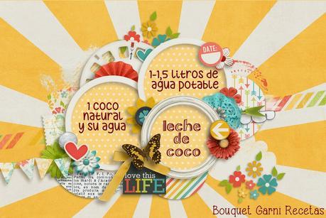 Leches vegetales. Leche de coco