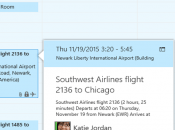 Administración vuelos parte calendario Outlook.com