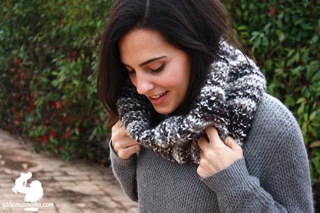 11 cosas que he aprendido empezando a tejer cuello bufanda perfil