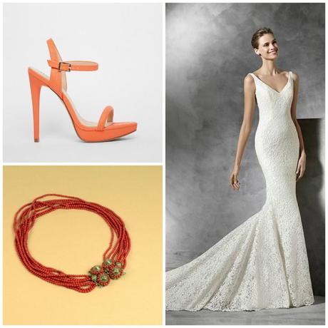 Tres ideas para novias con un toque naranja Ideas novias en naranja 2