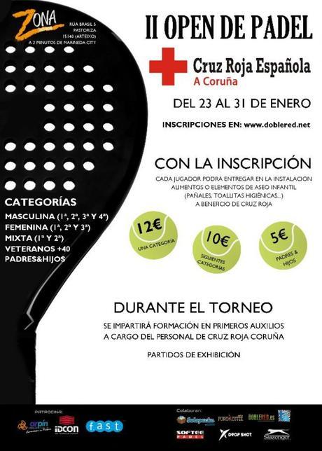 II Open de Pádel Cruz Roja Española en Zona Pádel y Squash