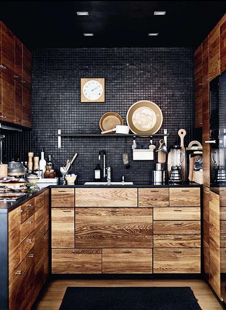 cocina de madera