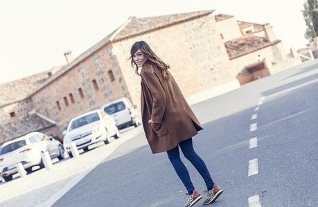 BLUE DENIM AND BROWN