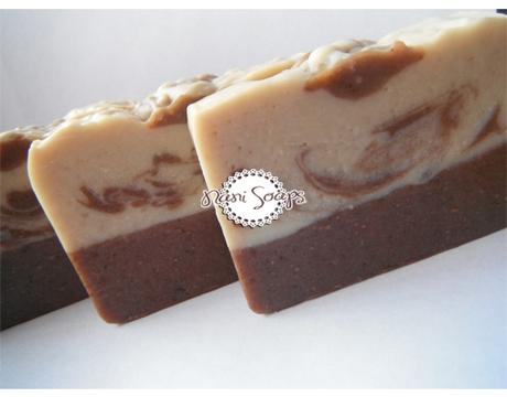 jabones naturales de chocolate