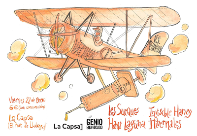 Nueva Fiesta de El Genio Equivocado (22.Enero.2015 -La Capsa; El Prat de Llobregat-)