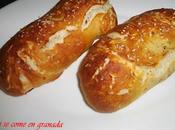 Pretzel rellenos salchicha