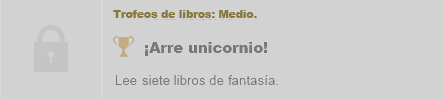 Reto 3: Trofeos de Lectura Reto 3: Trofeos de Lectura