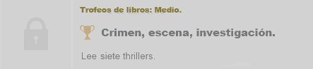 Reto 3: Trofeos de Lectura Reto 3: Trofeos de Lectura