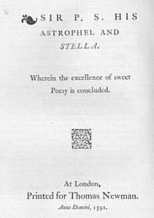Astrophil y Stella Philip Sidney