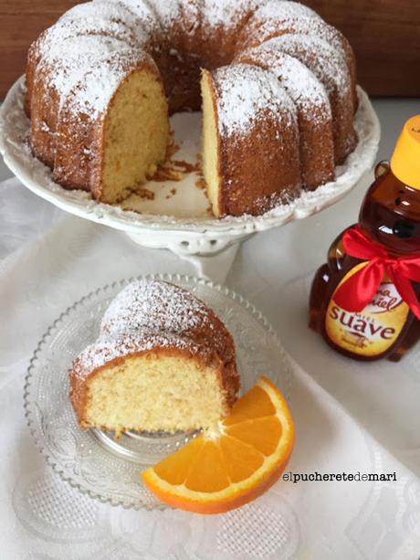 BUNDT CAKE DE MIEL Y NARANJA