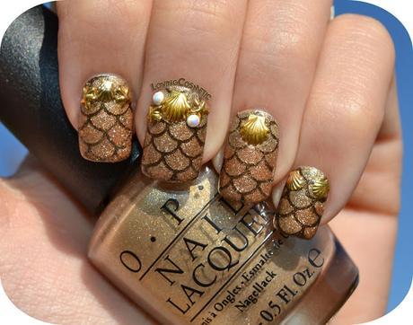 Nail Art - Sea Gold - LadyQueen Nail Art - Sea Gold - LadyQueen