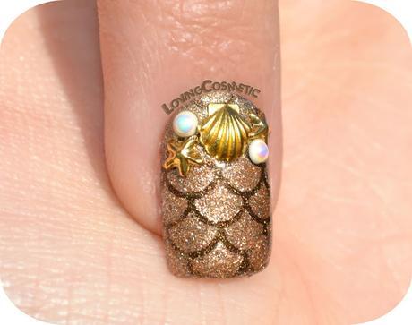 Nail Art - Sea Gold - LadyQueen Nail Art - Sea Gold - LadyQueen