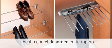 zapateros walkin closet ropero organización de armarios equipamiento de armarios corbateros casaenorden bandeja giratoria accesorios hogar 