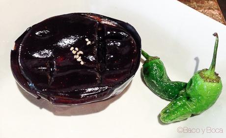 Ka misoyaki- Berenjena con salsa de miso dulce Koryo baco y boca