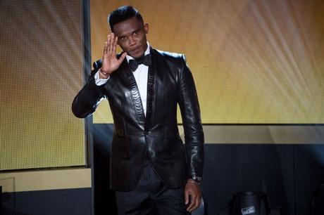 Eto'o en la gala Fifa Ballon d'Or awards