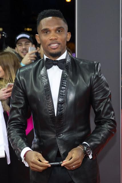 Eto'o en la gala Fifa Ballon d'Or awards