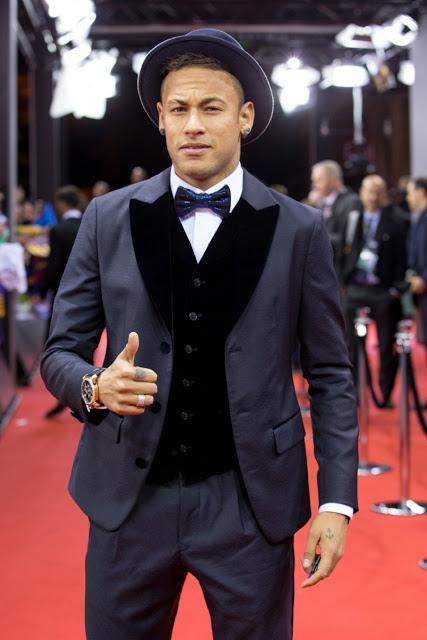 Neymar Jr en la gala Fifa Ballon d'Or awards