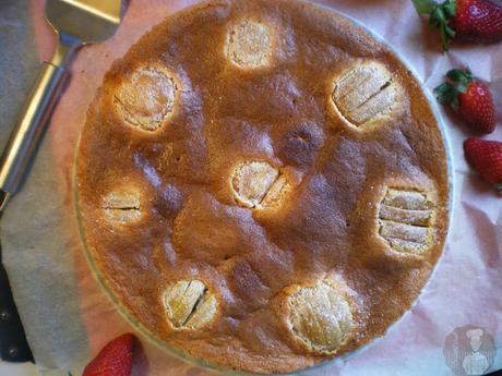Pastel de manzana al estilo de Suabia. Recién horneada Pastel de manzana al estilo de Suabia. Recién horneada