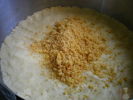 Pastel de manzana al estilo de Suabia. Relleno de almendras ralladas Pastel de manzana al estilo de Suabia. Relleno de almendras ralladas