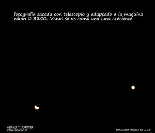 CONJUNCION VENUS JUPITER. 30-6-2015 - por Fer Mengui