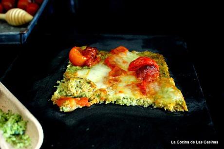 ¿Pizza o Coca? de Brócoli, Sobrasada, Mozarella, Cherrys: #HoySobrasadadeMallorca